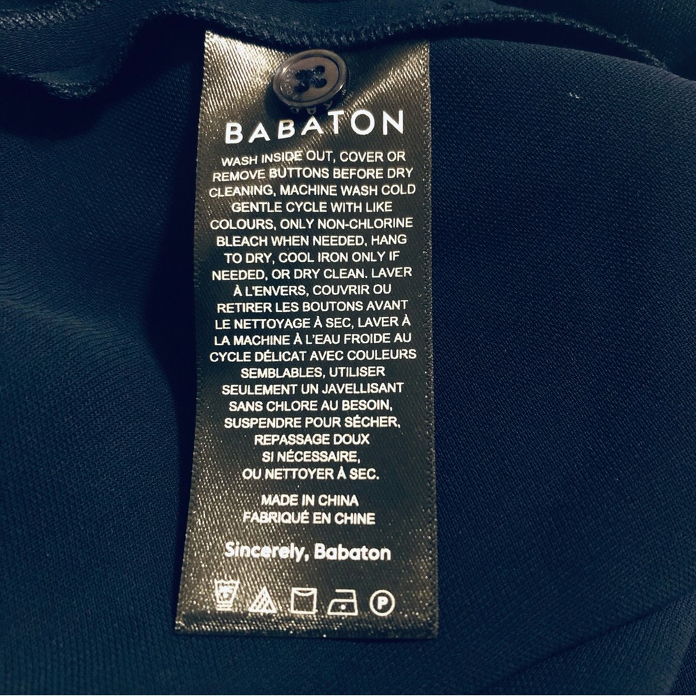 BABATON Hamptons Mini Dress open back size 2 Aritzia - Picture 9 of 16